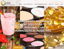 Tablet Screenshot of ccc-ingredients.com